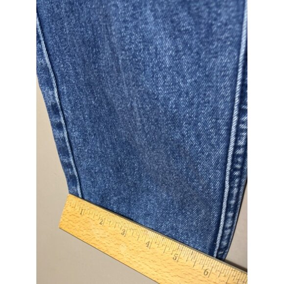 Vintage Brittania Jeans 80s High Waist Defining Tapered Cotton Womens XS - Picture 10 of 12